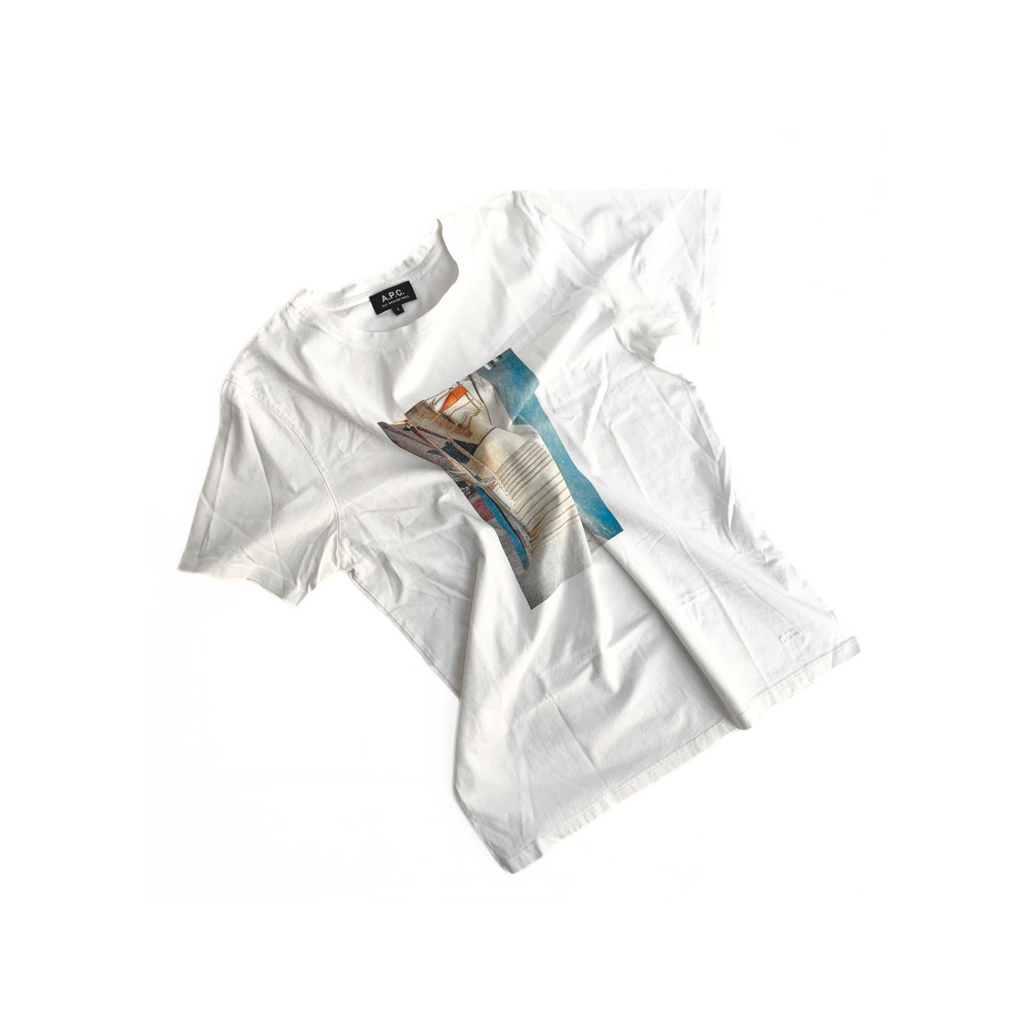 A.P.C. Architecture Picture Print T Shirt