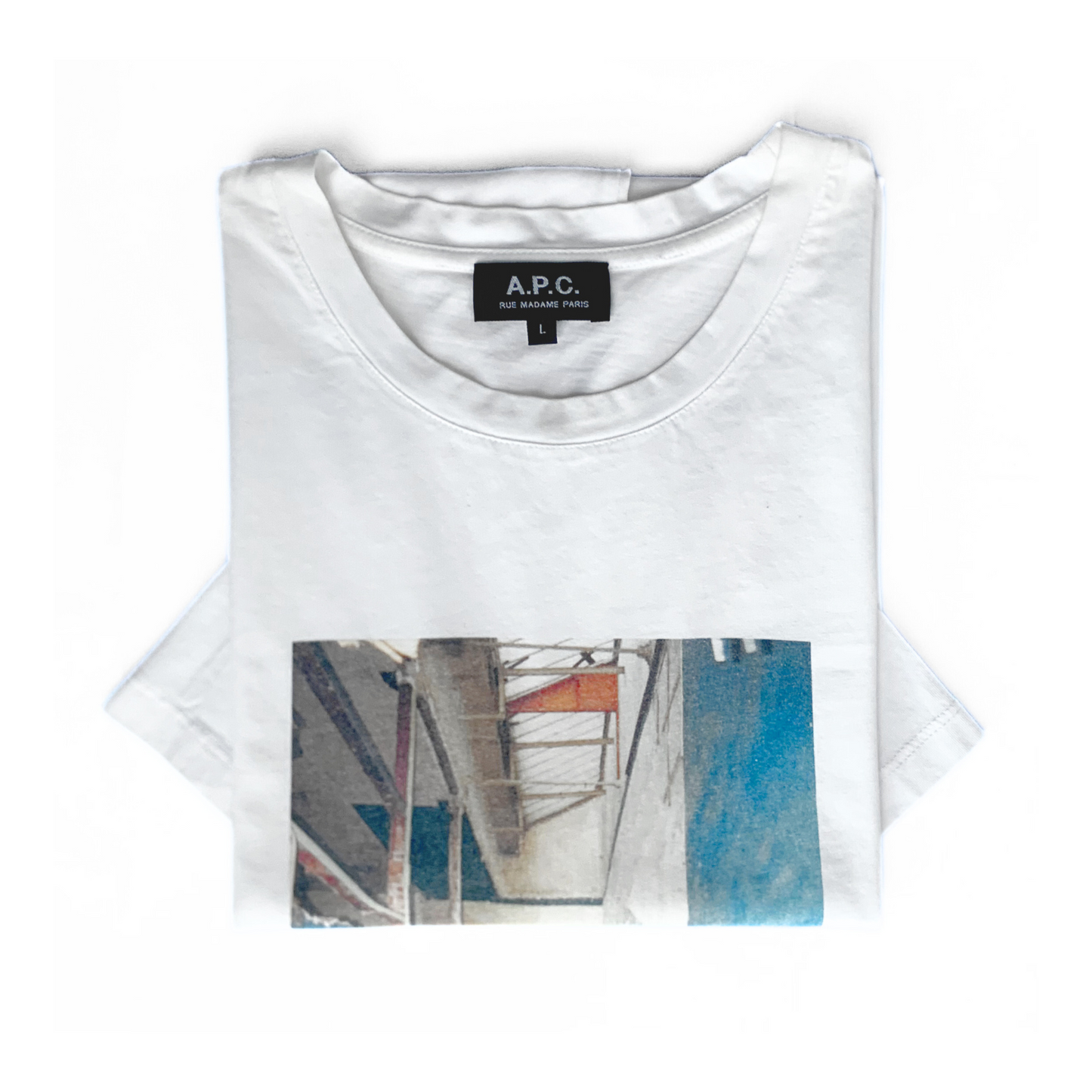A.P.C. Architecture Picture Print T Shirt
