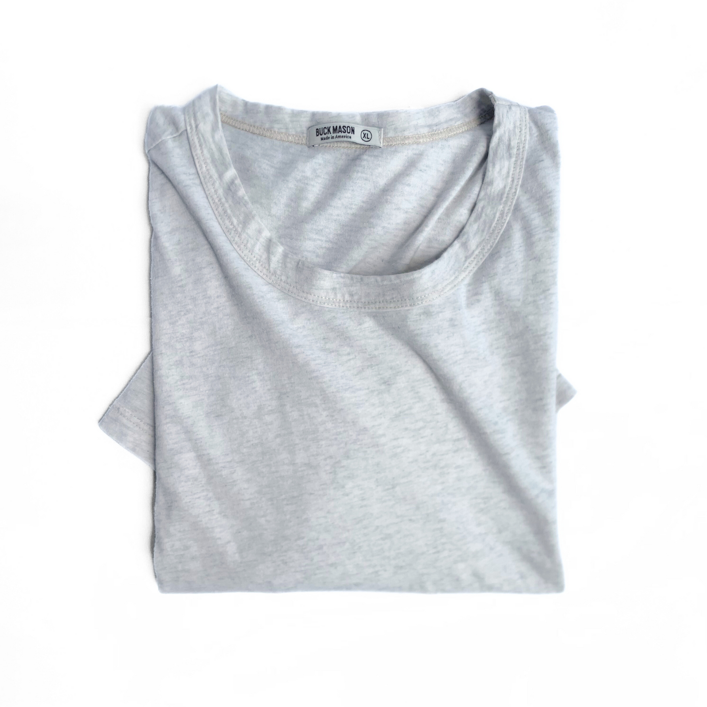 Buck Mason Curved Hem T-Shirt Oat