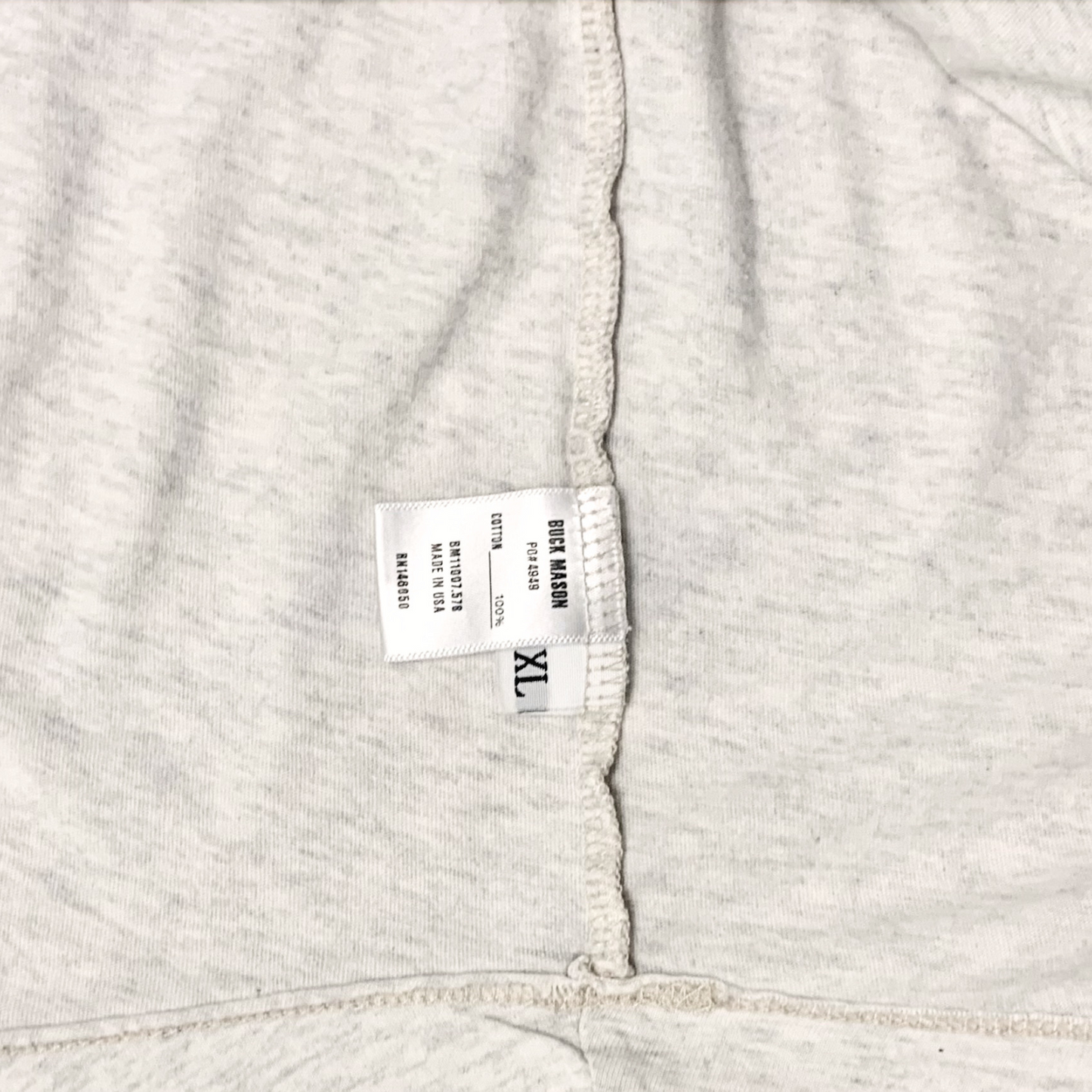 Buck Mason Curved Hem T-Shirt Oat