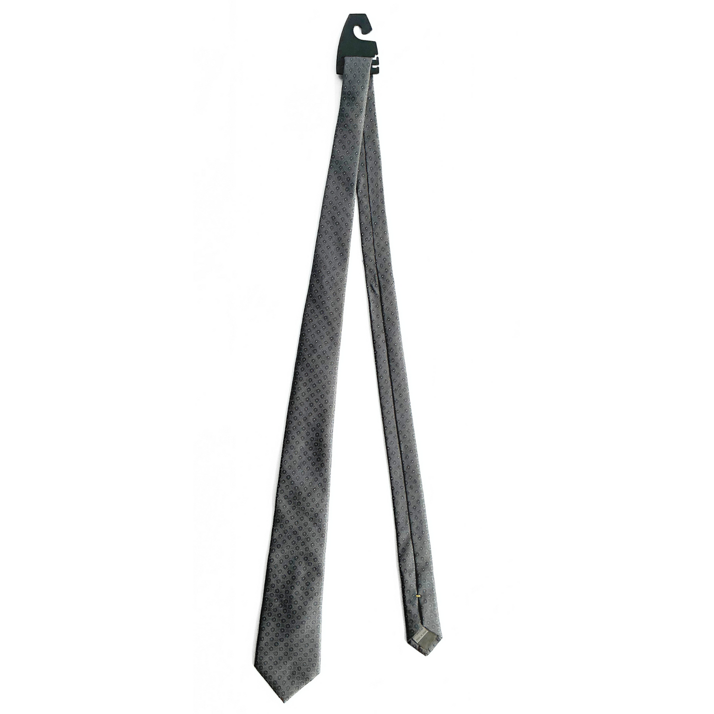 Canali Patterned Tie in Grey / Blue