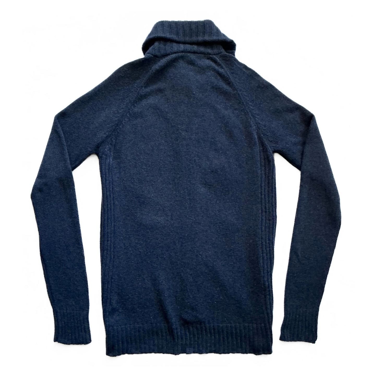 Diesel Fisherman High Neck Zip Up Sweater in Navy Blue