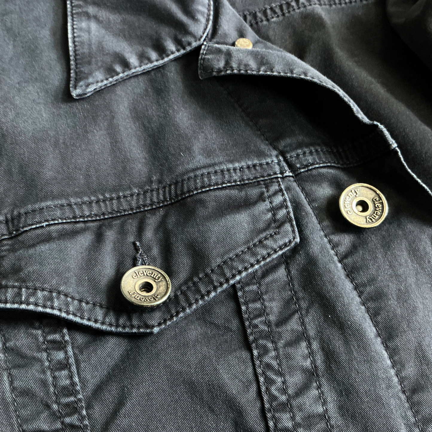 Eleventy Milano Trucker Jacket in Blue