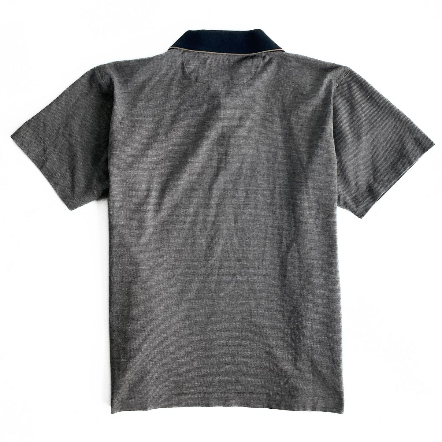 Ermenegildo Zegna Polo Shirt in Blue / Camel
