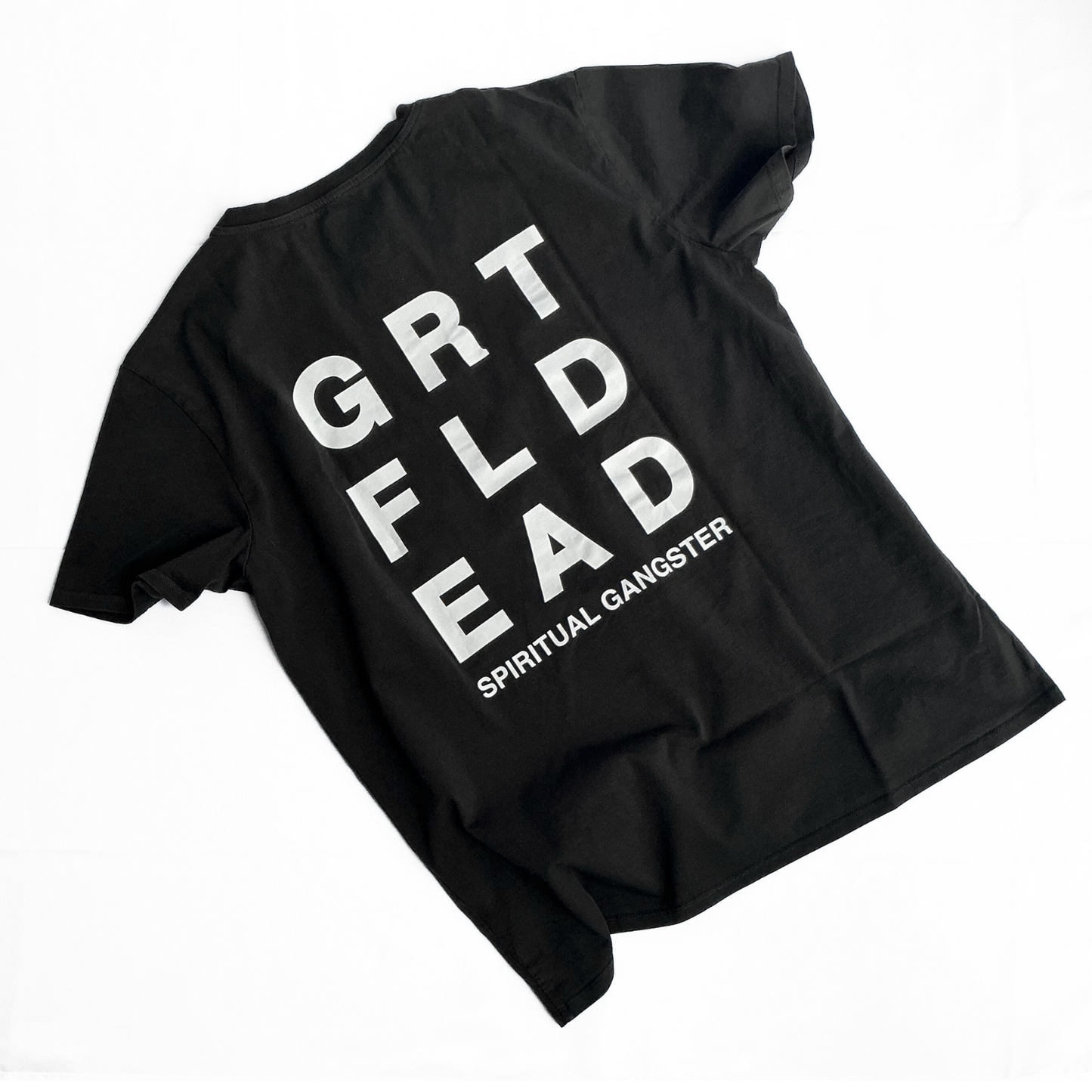 Grateful Dead Spiritual Gangster Black White T Shirt