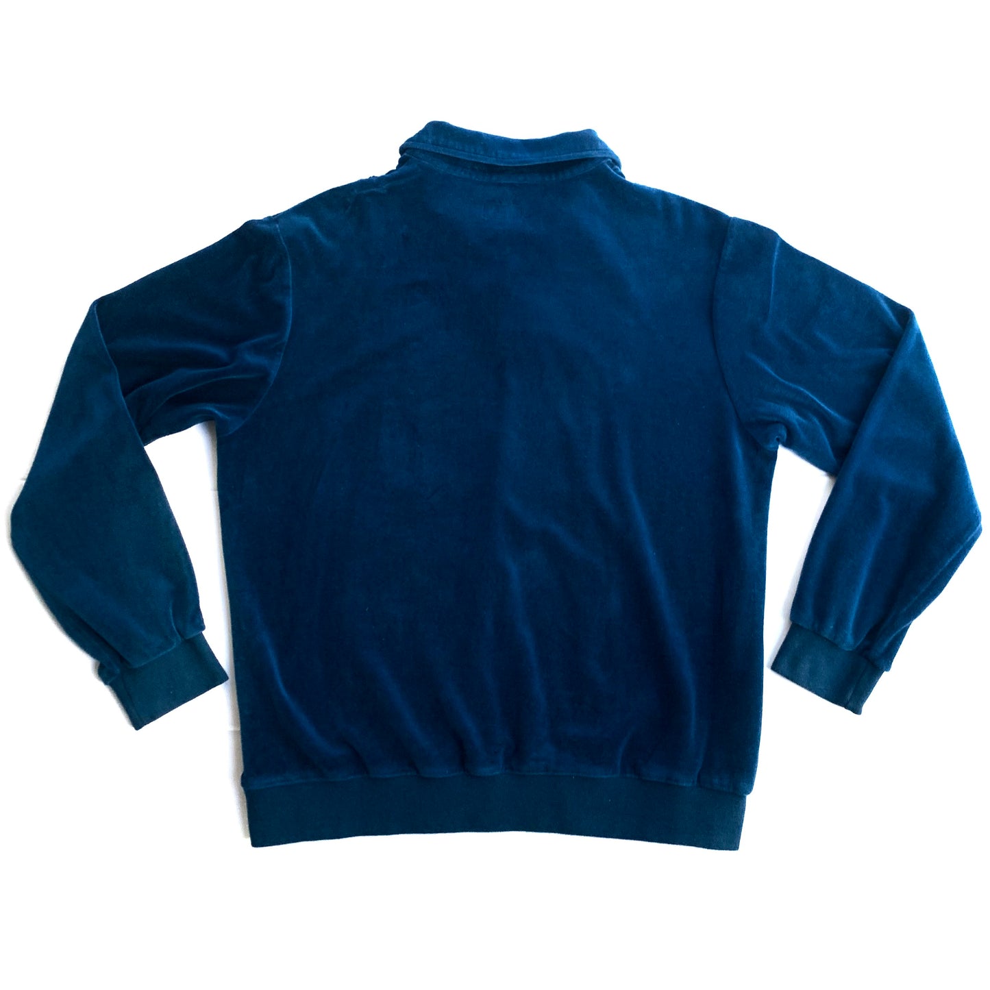 Supreme Velour Velvet Long Sleeve L/S Polo Dark Teal FW17