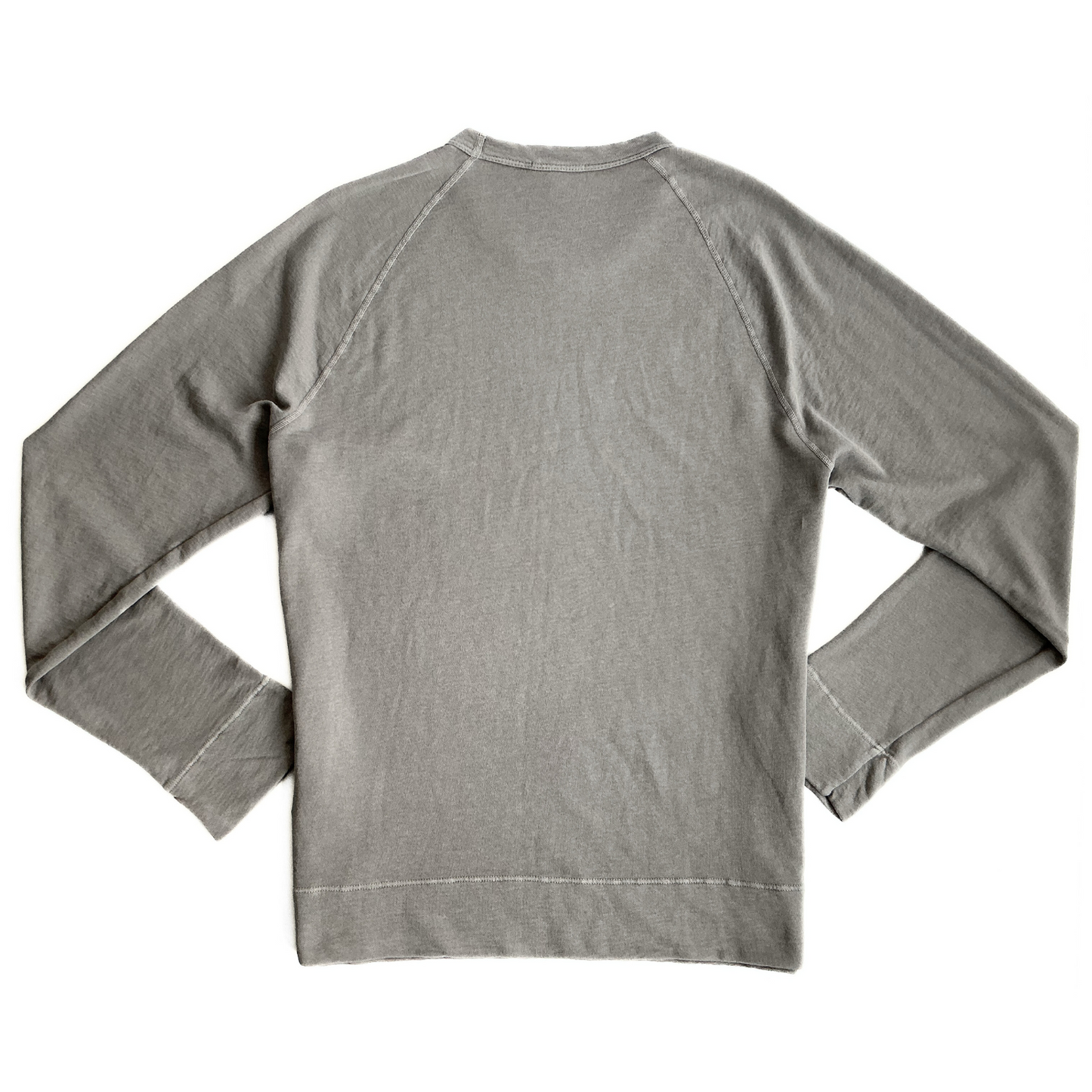 James Perse Terry Cloth Sweatshirt in Driftwood Grey