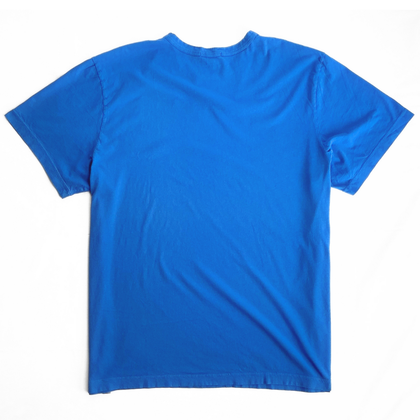 James Perse Round Neck T Shirt in Bright Cobalt Blue