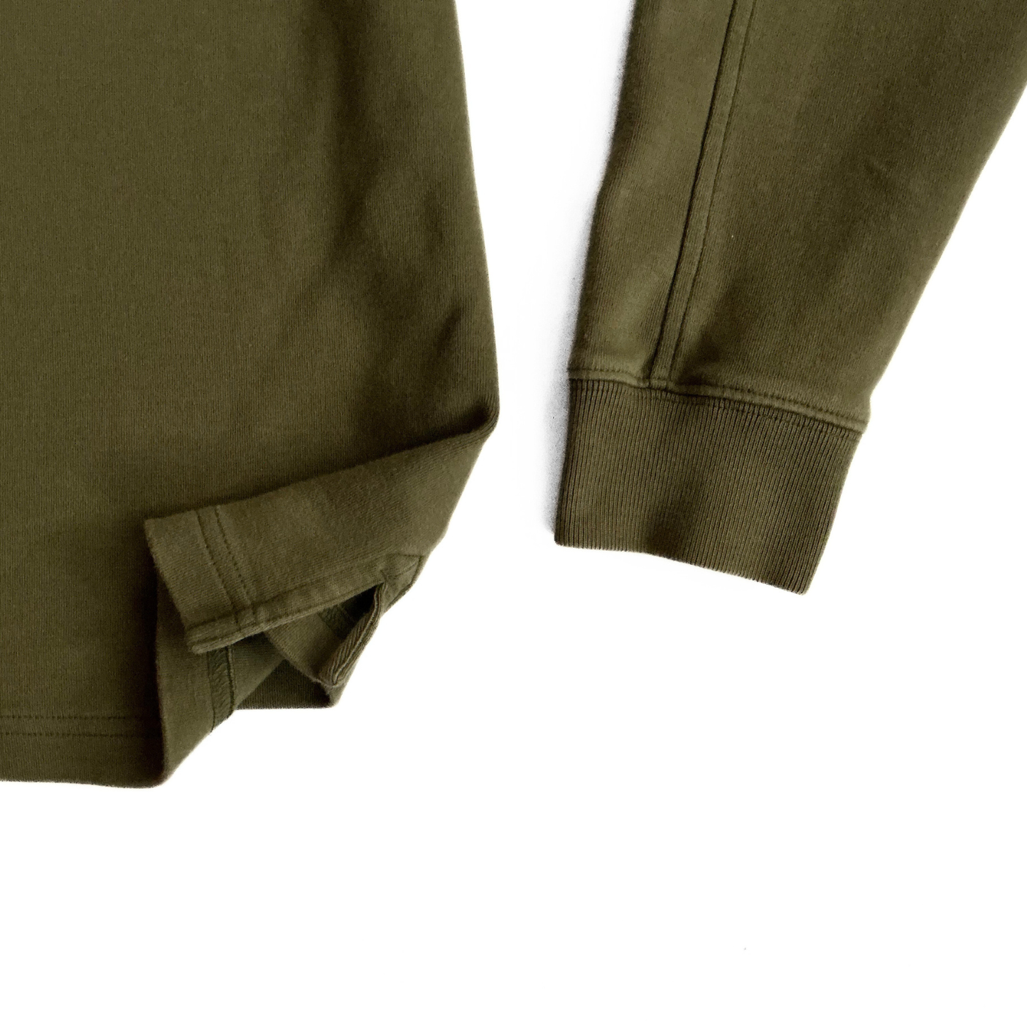 Lacoste Half Zip Sweatshirt in Military Green