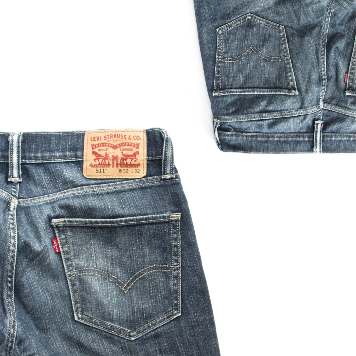 Levi 511 Washed Denim Jeans