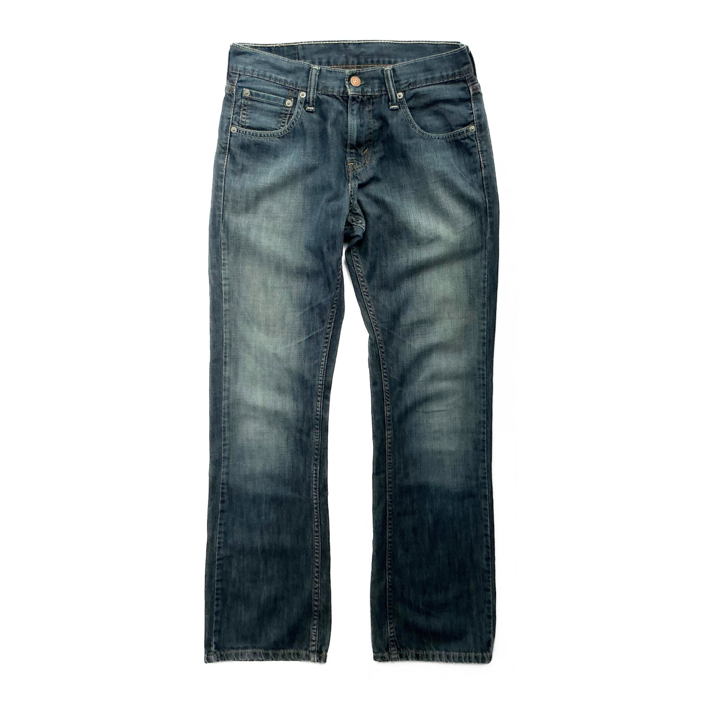 Levi 527 Washed Denim Jeans