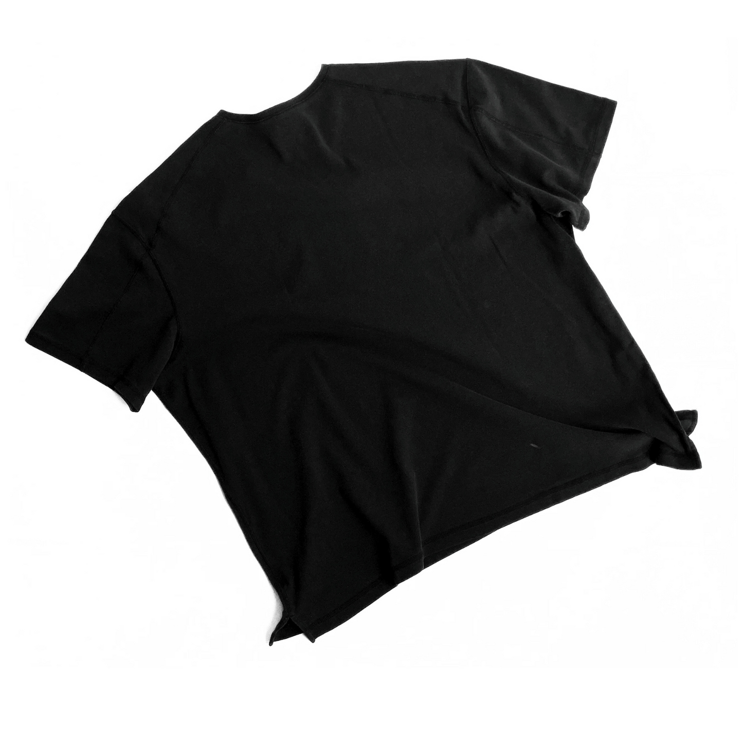 Nike Air Jordan V Neck Canvas T Shirt Black White Embroidery