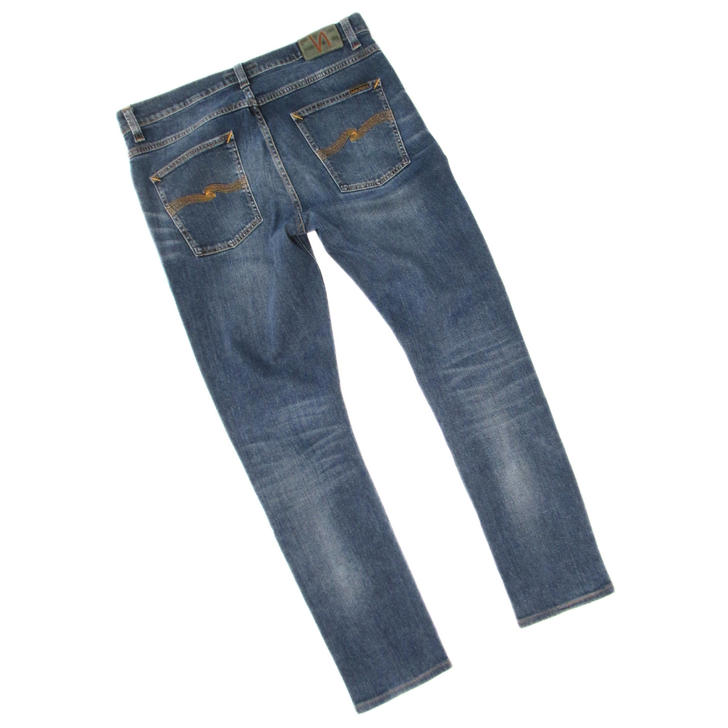 Nudie Jeans Co Lean Dean Denim in Deep Dark Indigo