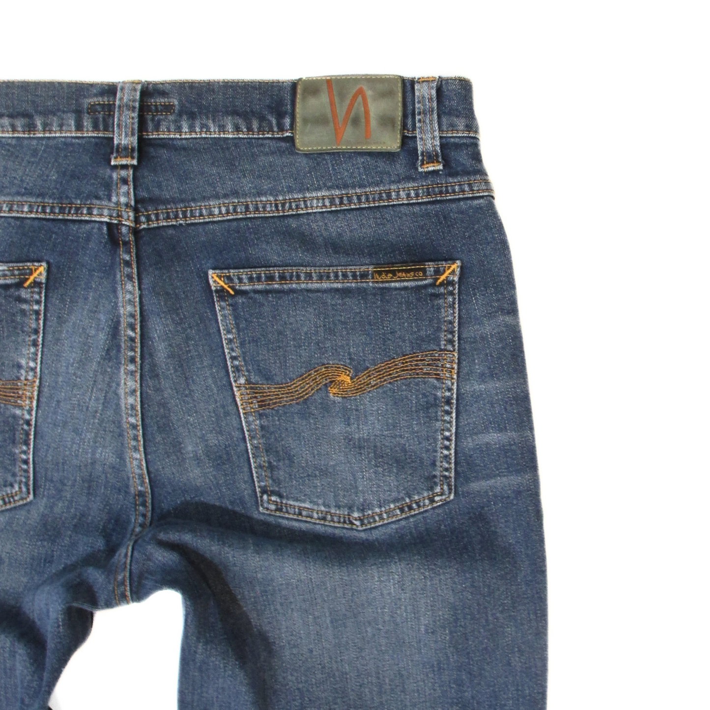 Nudie Jeans Co Lean Dean Denim in Deep Dark Indigo
