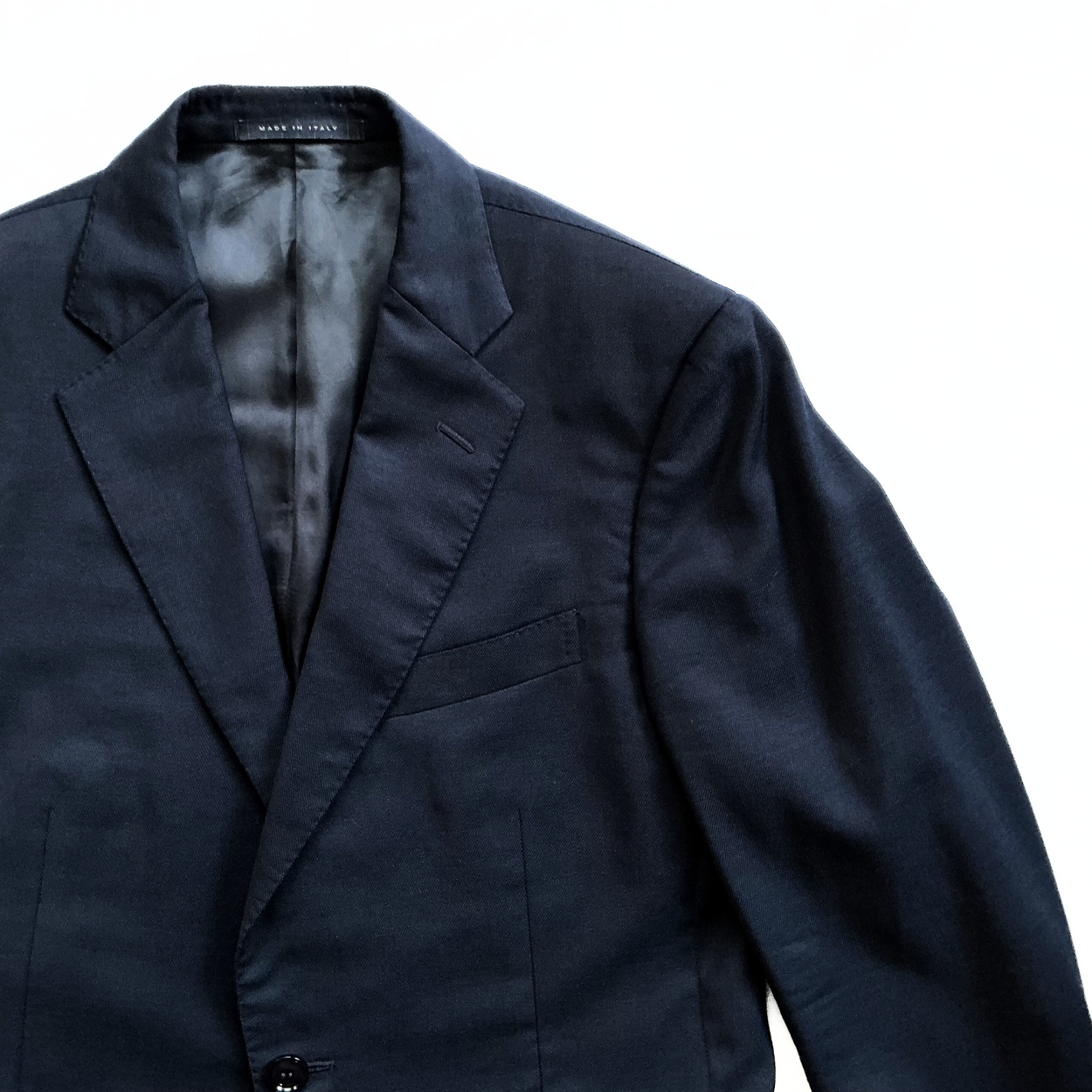 Pal Zileri Single Breasted Suit Jacket in Midnight Blue / Navy