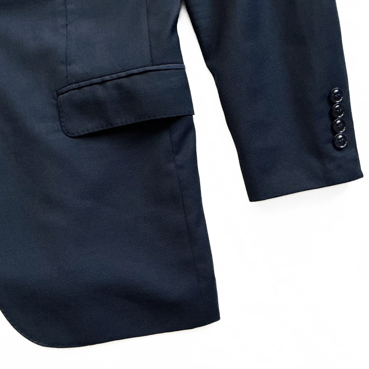 Pal Zileri Single Breasted Suit Jacket in Midnight Blue / Navy