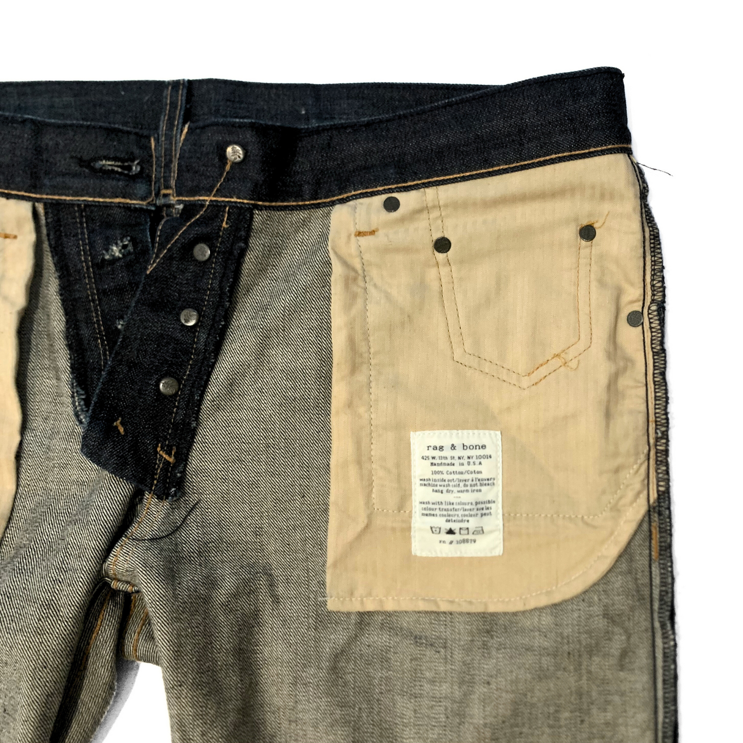Rag & Bone Tailored Workwear RB19X Denim Jeans