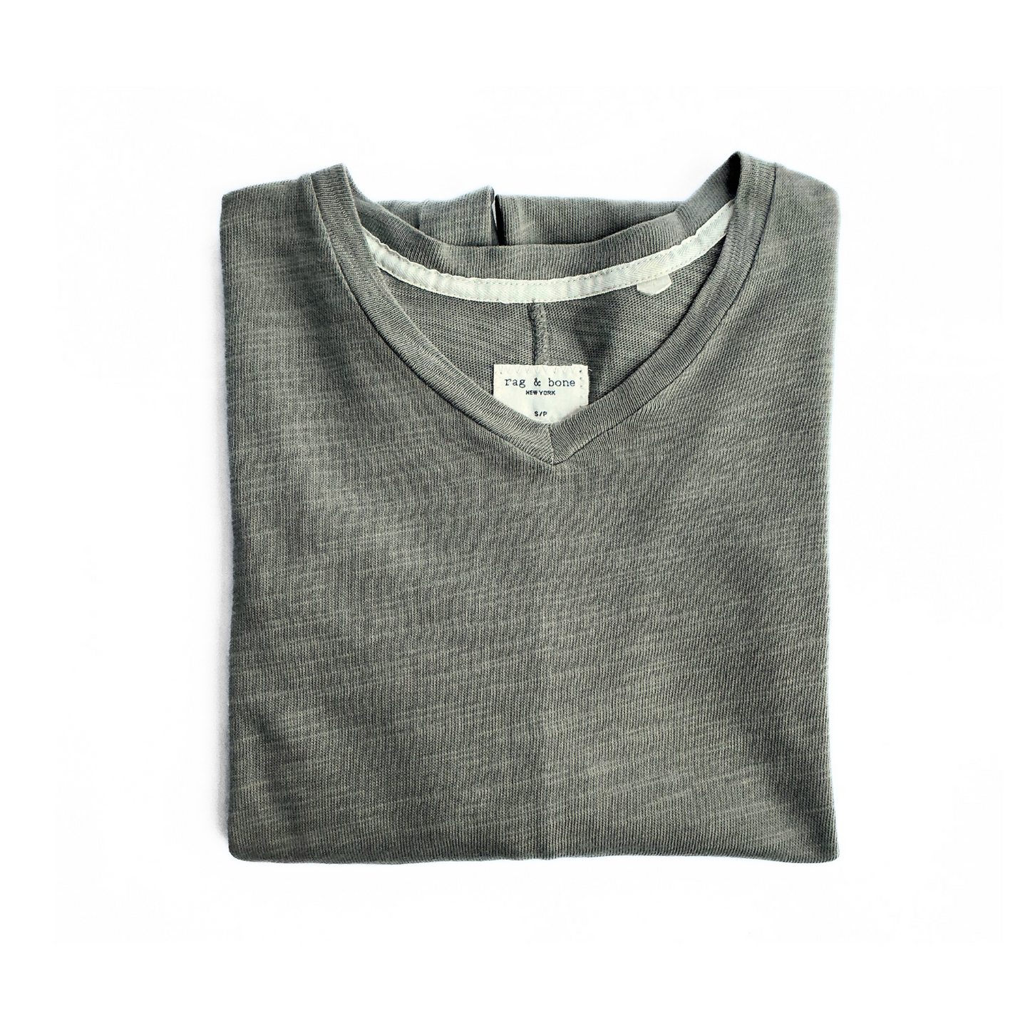 Rag & Bone V Neck T Knitted Jersey T-Shirt