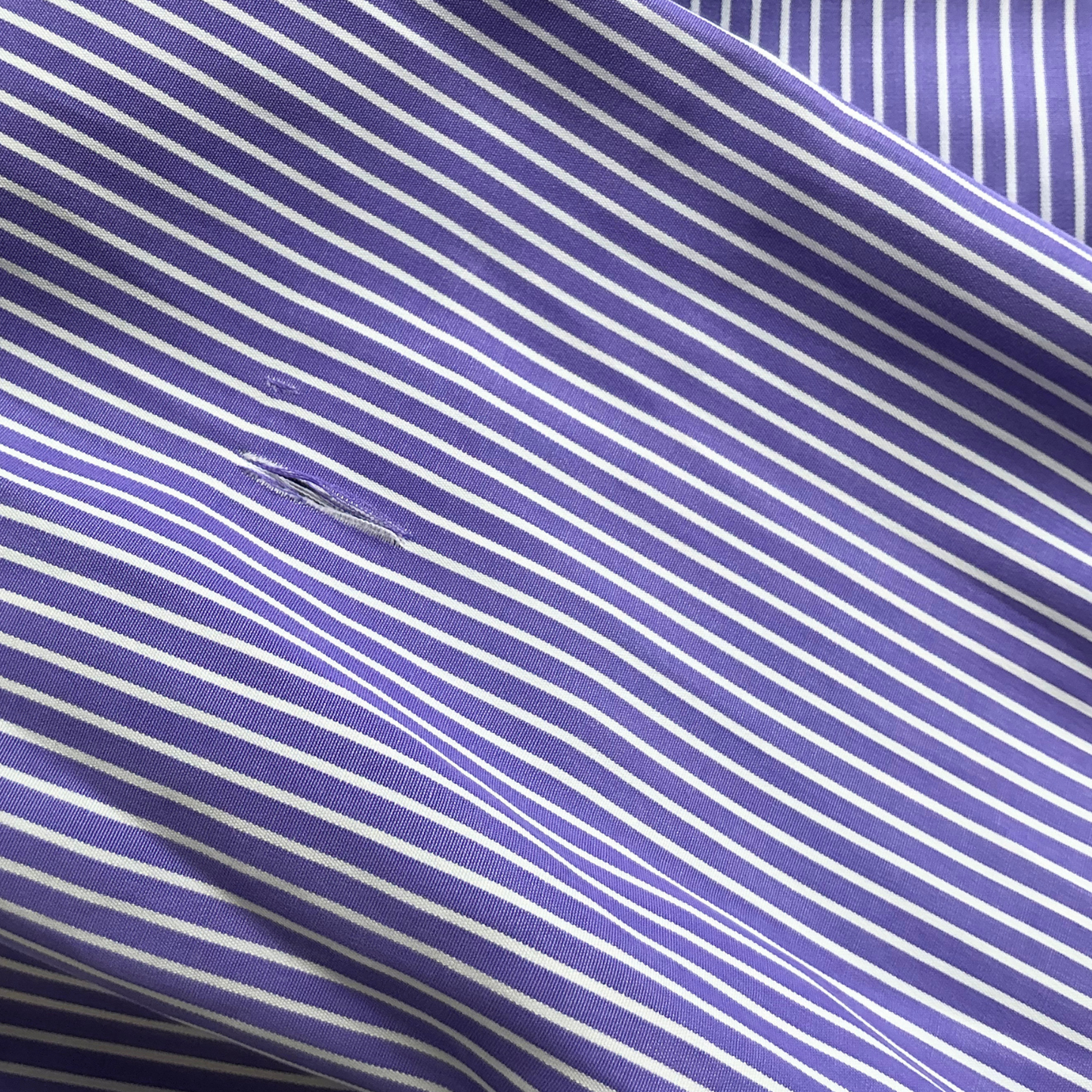 Ralph Lauren Black Label Stripe Shirt in Purple / White