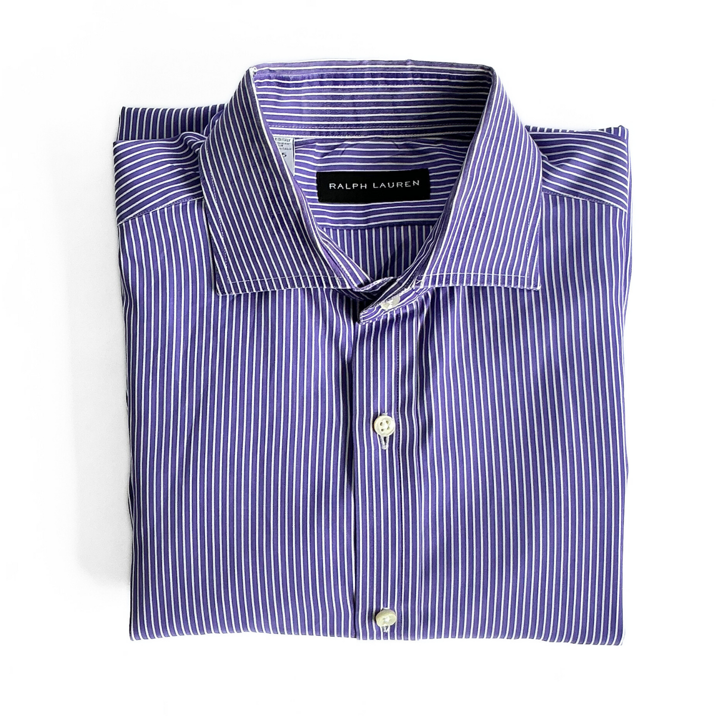 Ralph Lauren Black Label Stripe Shirt in Purple / White