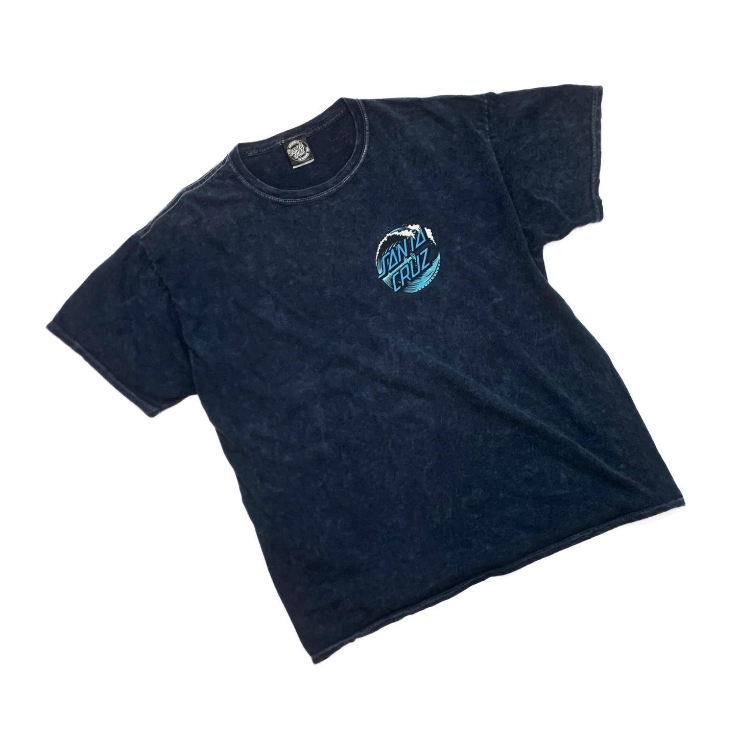 Santa Cruz Washed T-Shirt in Ocean Blue