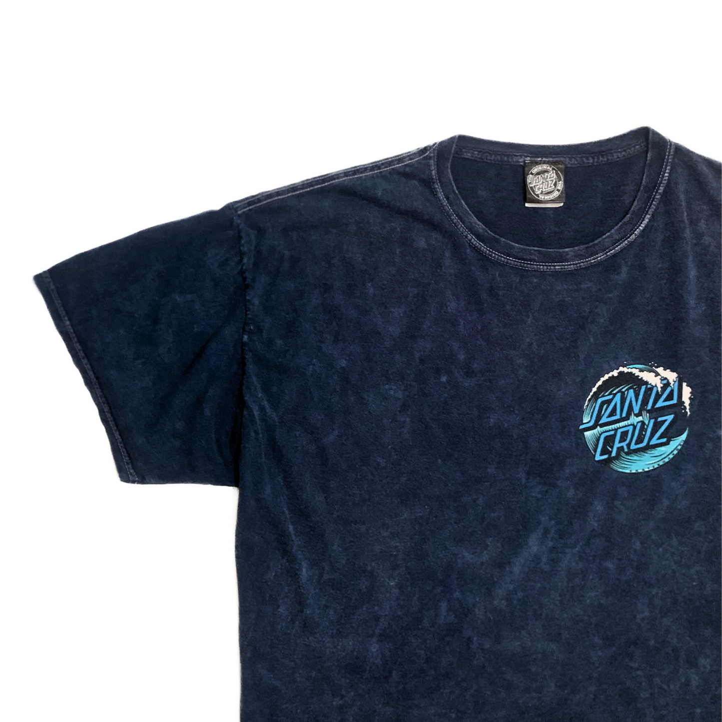 Santa Cruz Washed T-Shirt in Ocean Blue