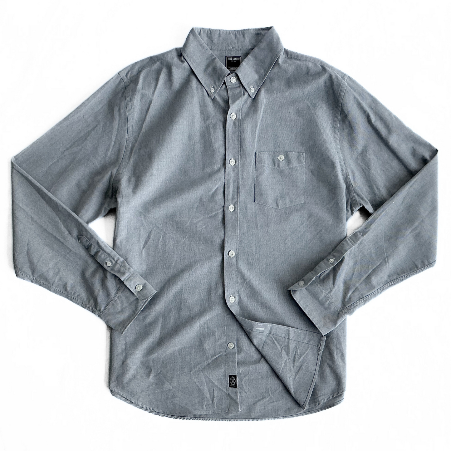 Todd Snyder Poplin Shirt in Grey