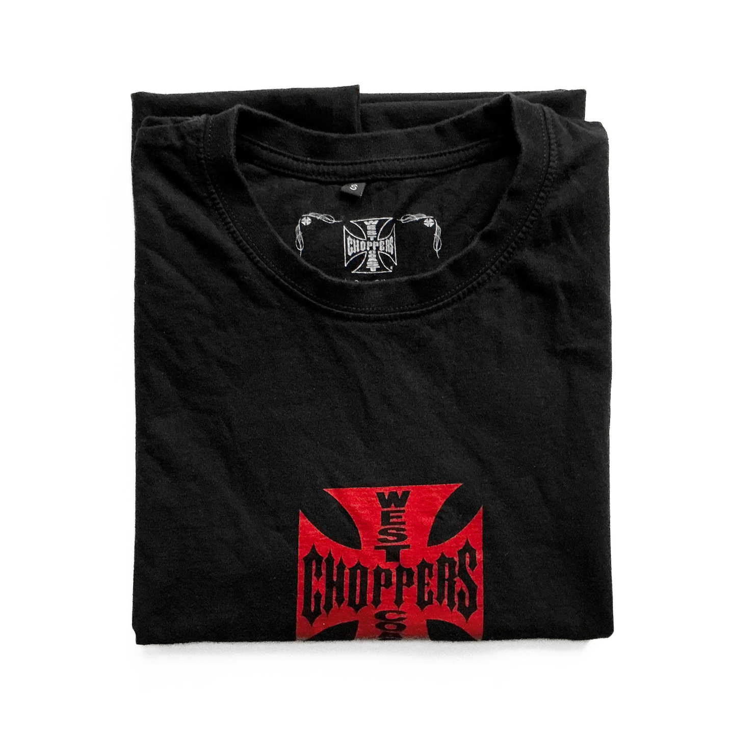 West Coast Choppers Classic T-Shirt in Black / Red