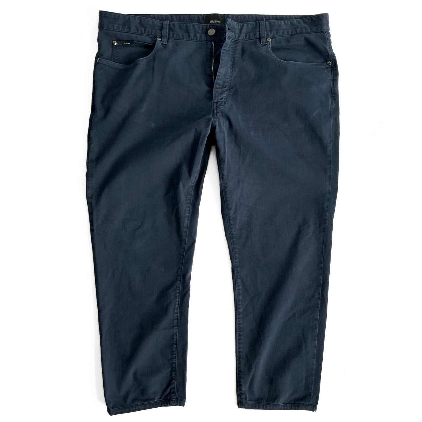 Z Zegna Chino Pants in Grey / Pastel Blue
