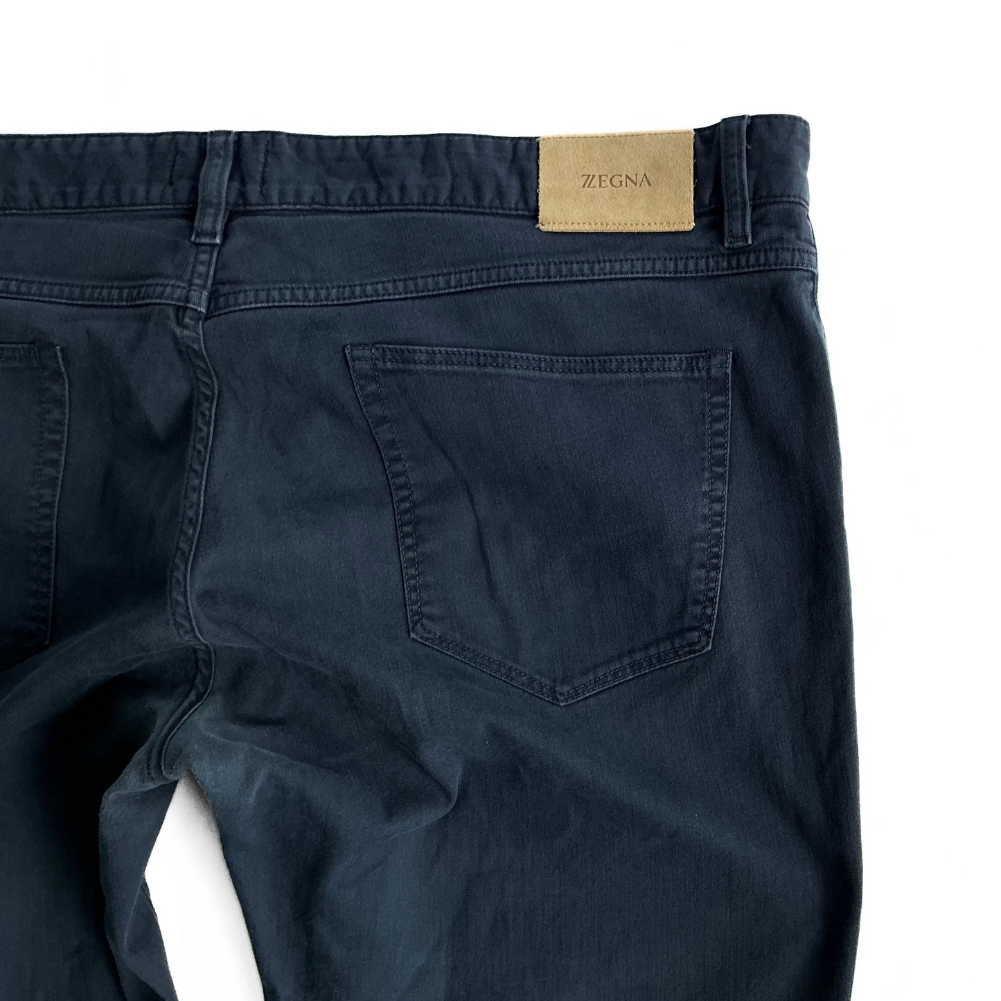 Z Zegna Chino Pants in Grey / Pastel Blue
