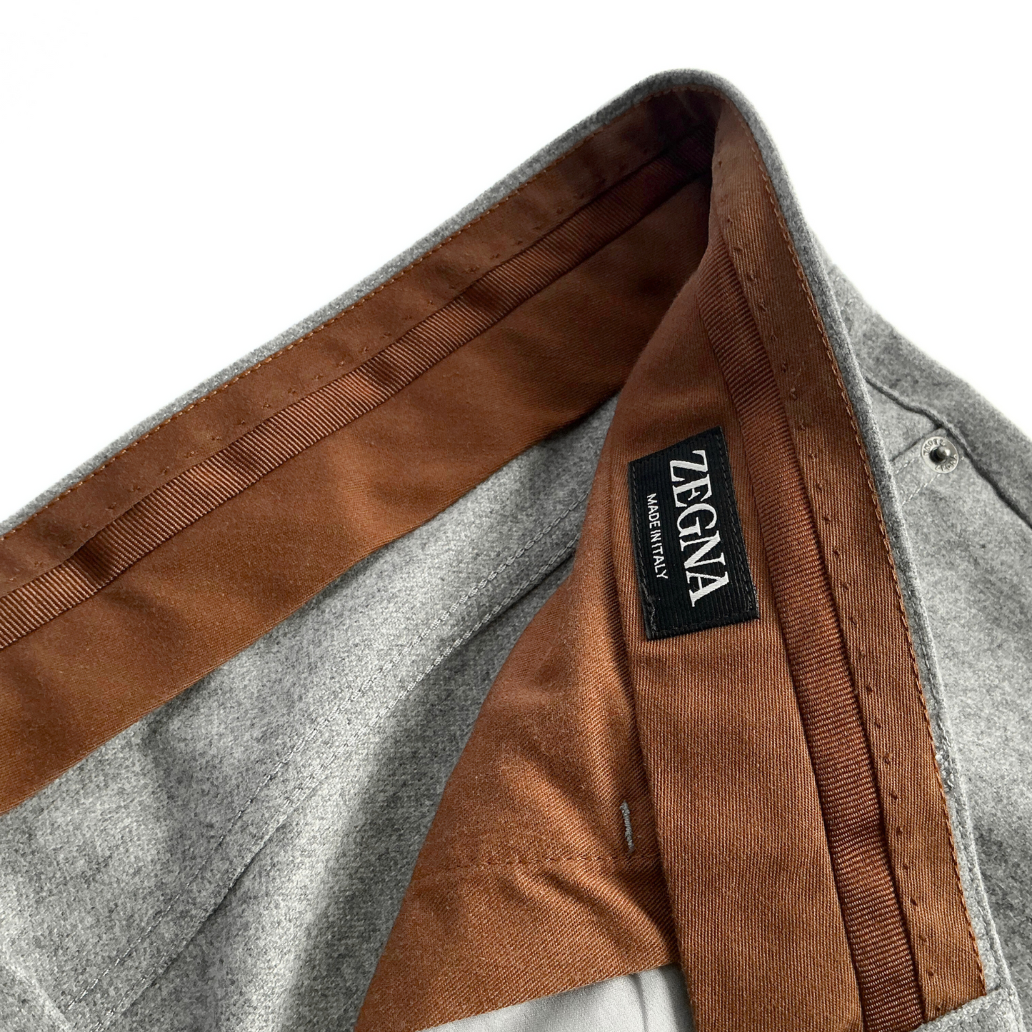 Zegna Roccia Trousers in Grey
