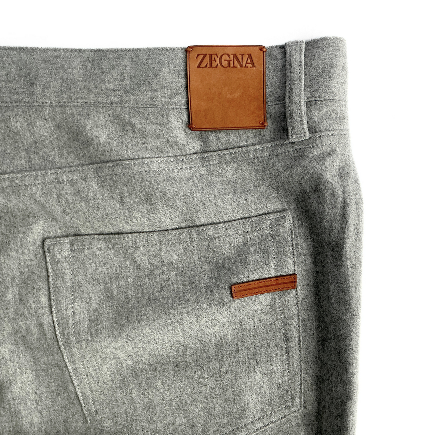 Zegna Roccia Trousers in Grey