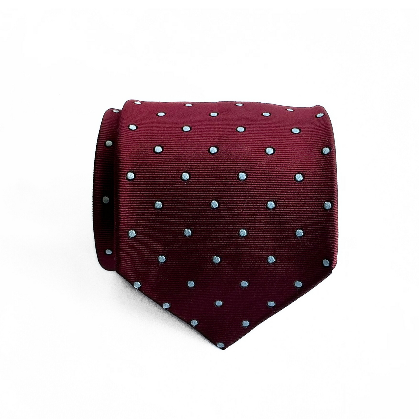 Ermenegildo Zegna Tie in Burgundy / Sky Blue