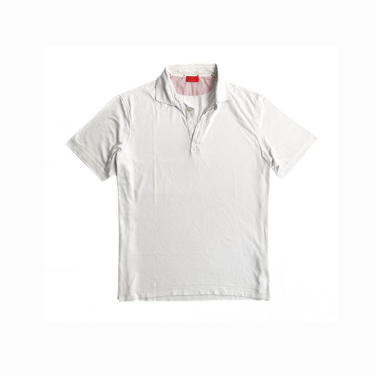 Isaia Napoli Short Sleeve Polo Shirt
