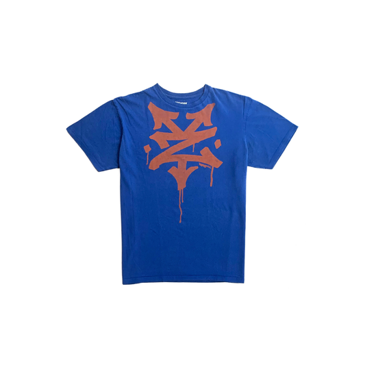 Zoo York Graffiti T-Shirt in Blue / Brick Red