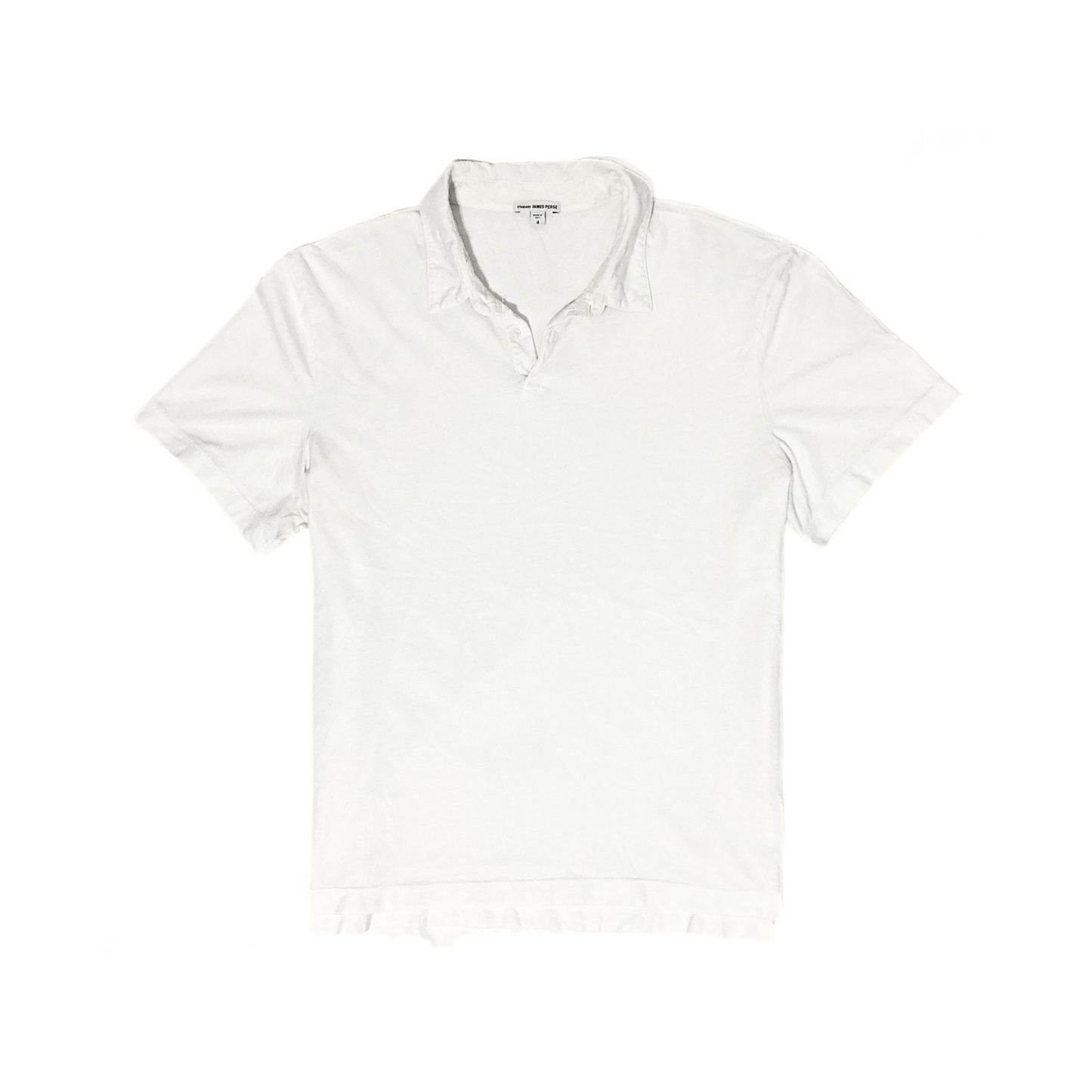 James Perse Supima Polo Shirt in White