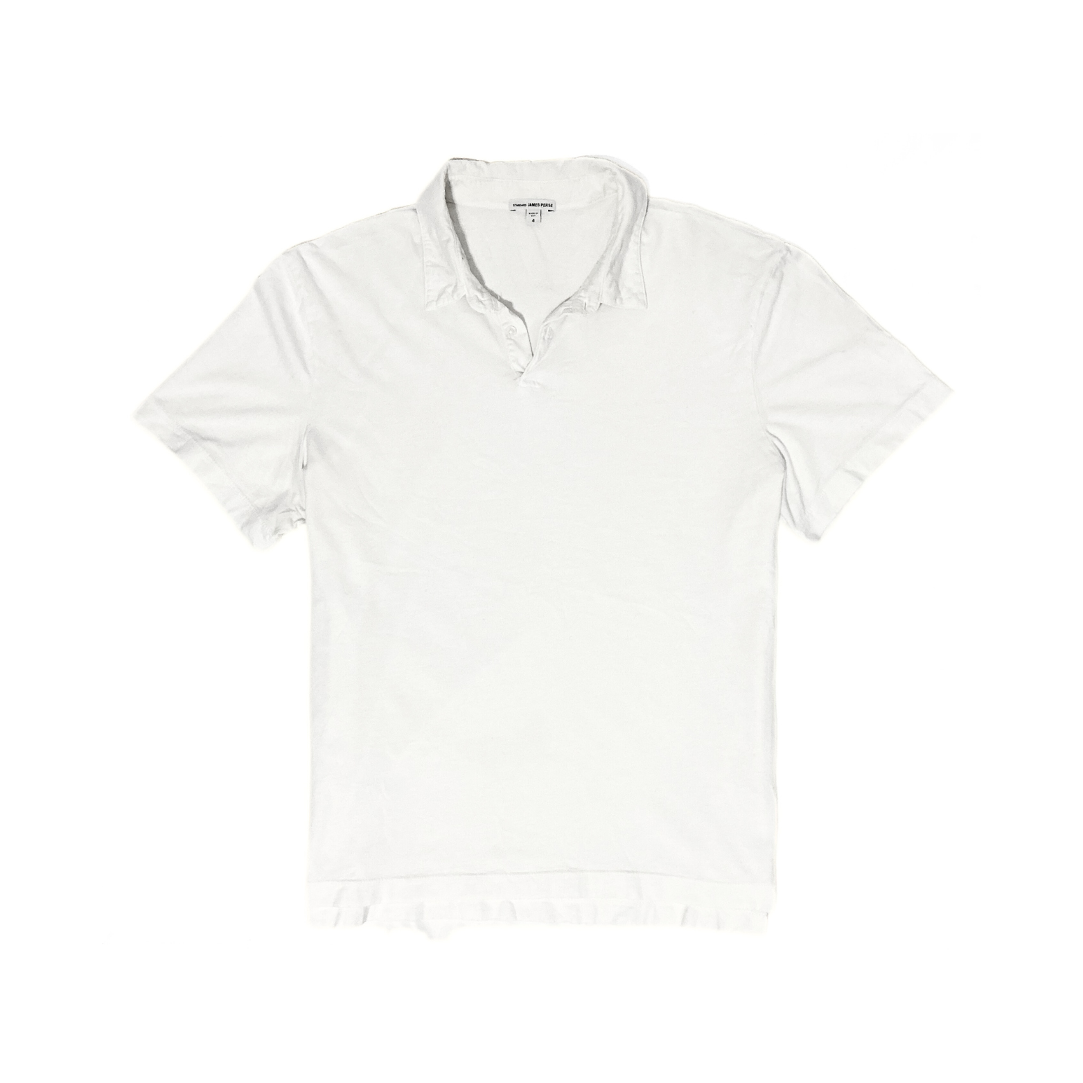 James Perse Supima Polo Shirt in White