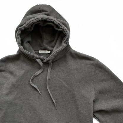 Suitsupply Pure Cotton Pullover Hoodie in Cocoa Brown