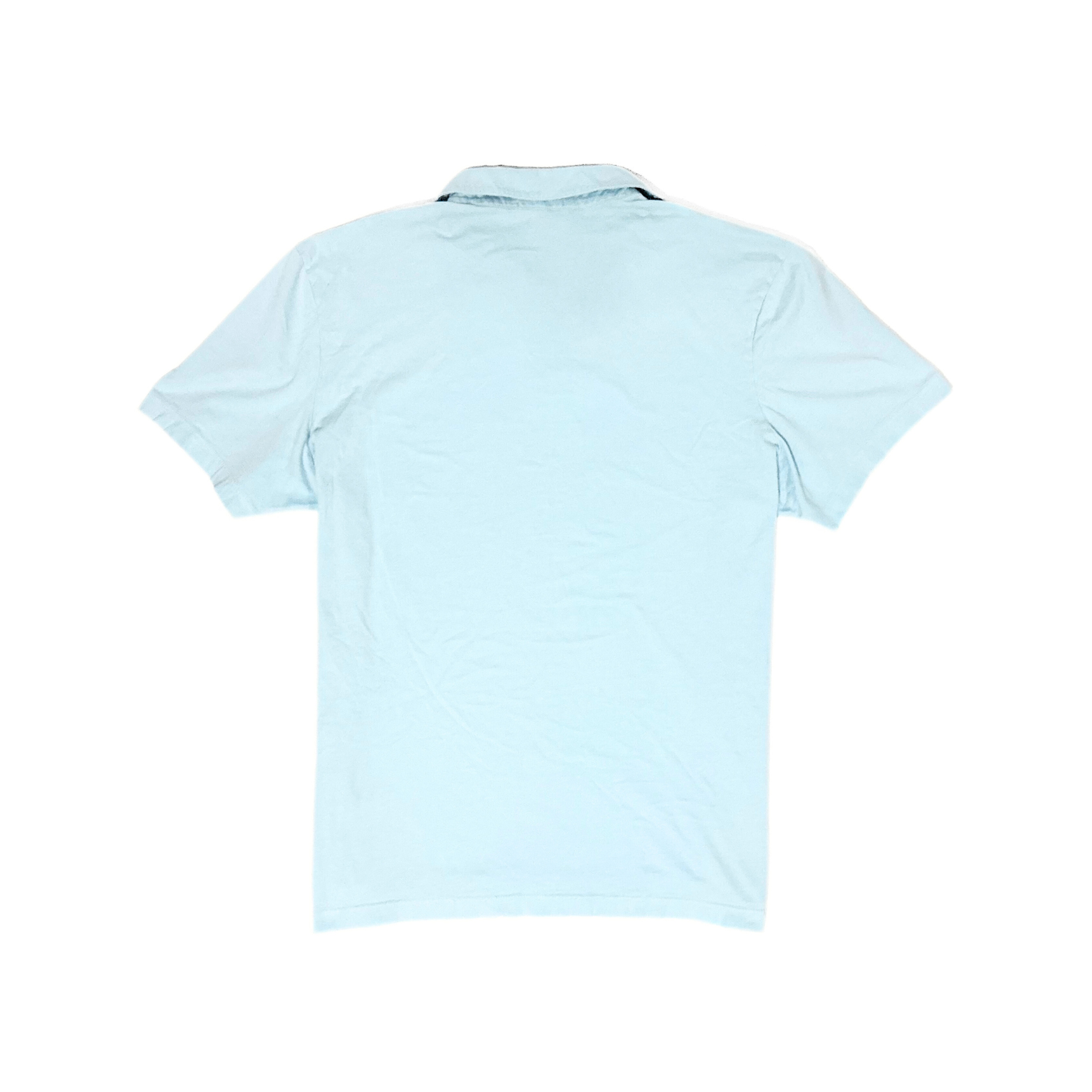 James Perse Supima Polo Shirt in Sky Blue