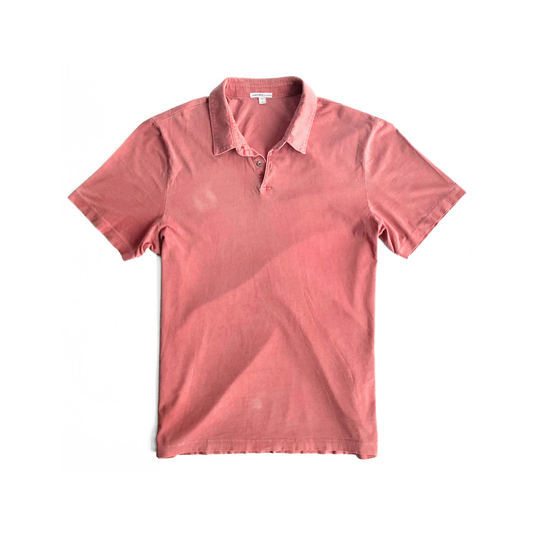 James Perse Polo Shirt in Pink
