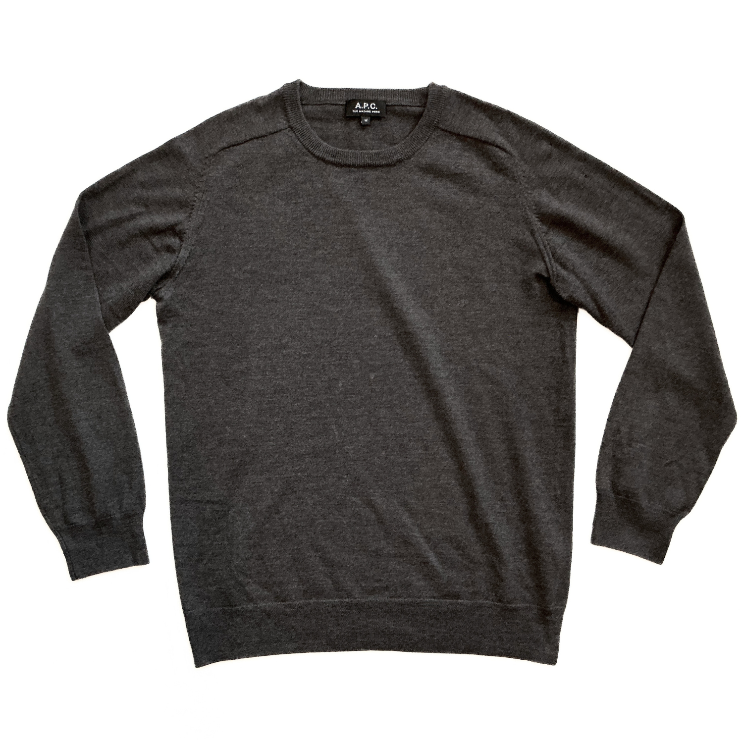 A.P.C. Alpaca Sweater in Cocoa / Brown / Blue