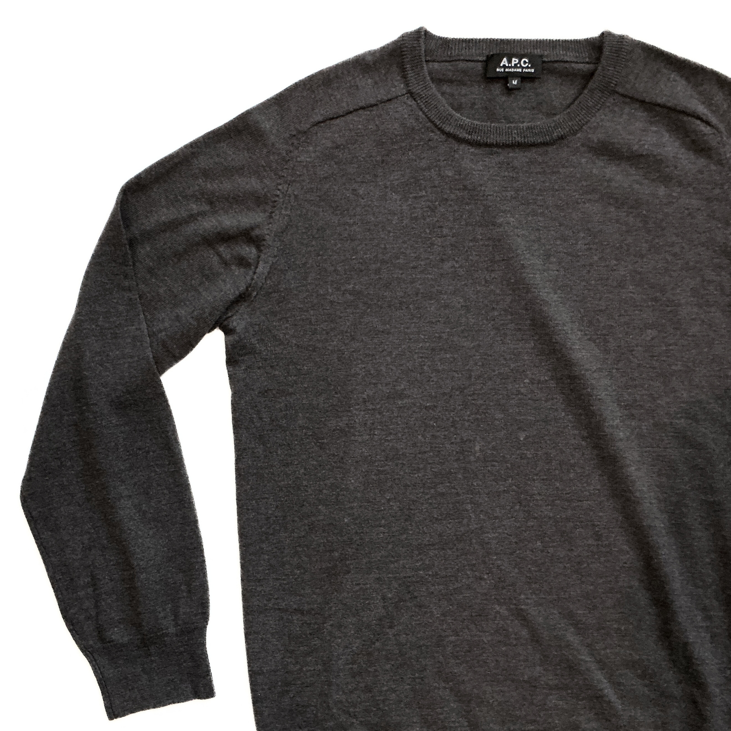 A.P.C. Alpaca Sweater in Cocoa / Brown / Blue