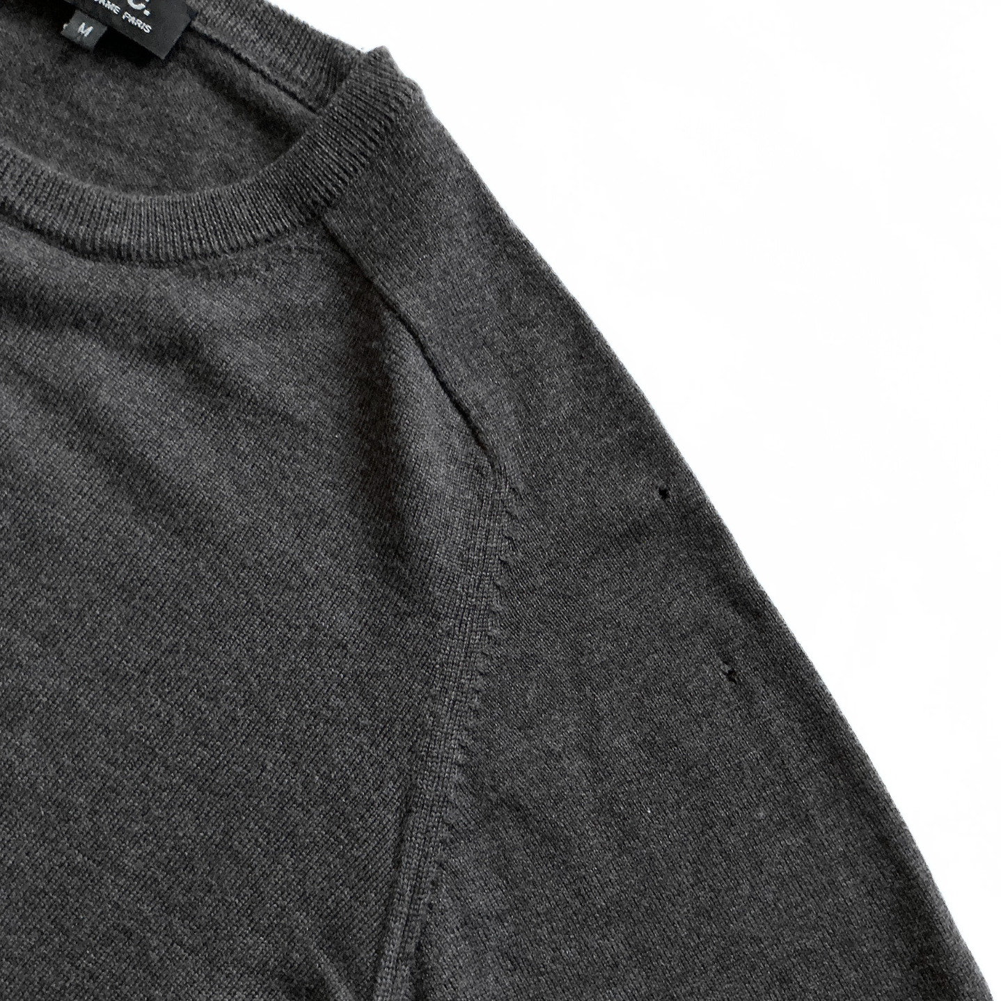 A.P.C. Alpaca Sweater in Cocoa / Brown / Blue