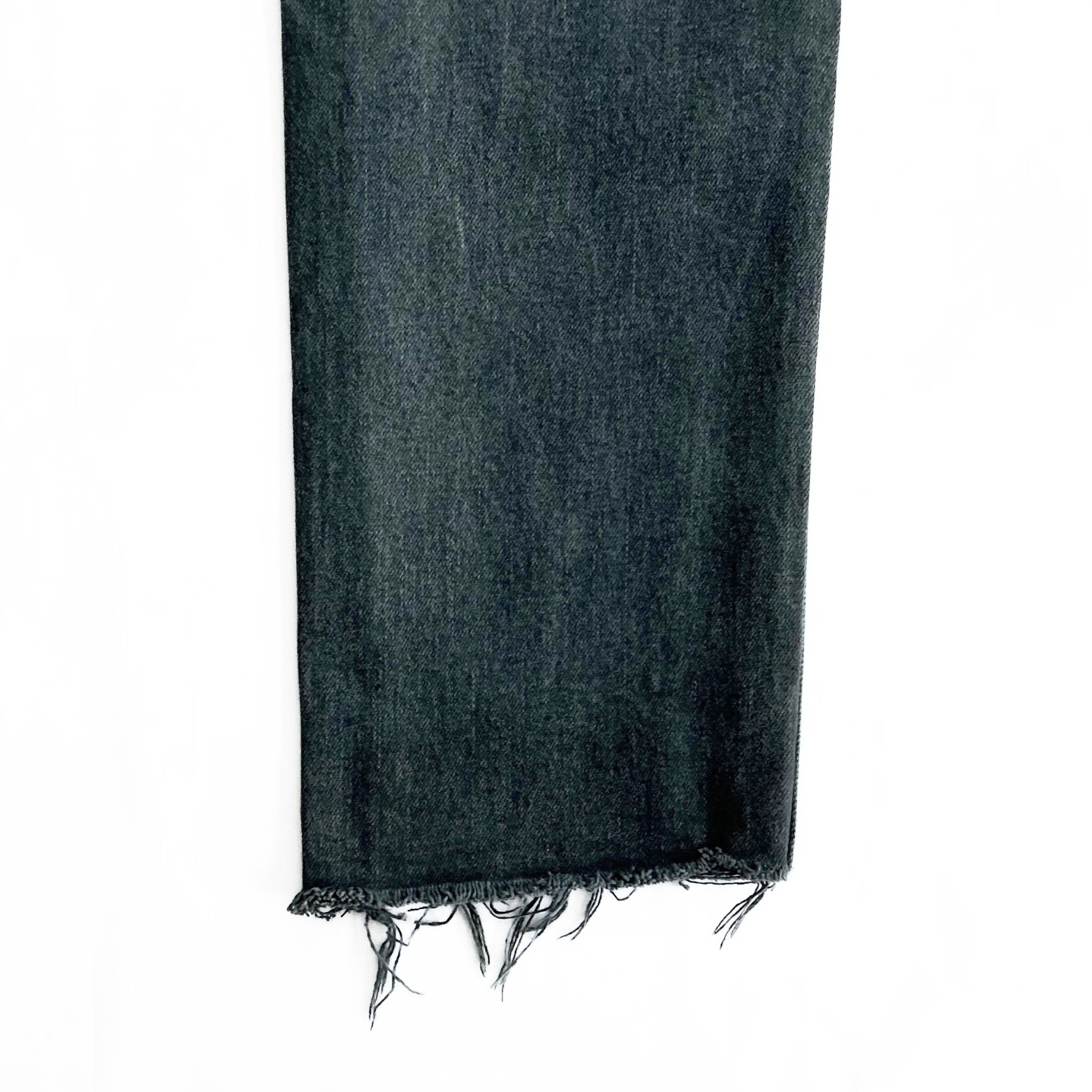 A.P.C. Distressed Petit Standard Jeans in Charcoal Black