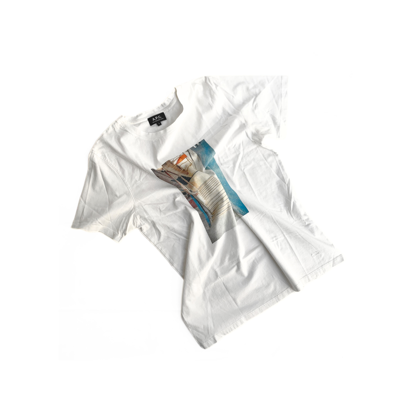 A.P.C. Architecture Picture Print T Shirt 