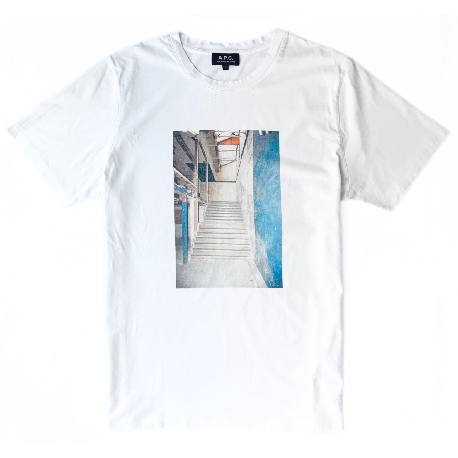 A.P.C. Architecture Picture Print T Shirt 
