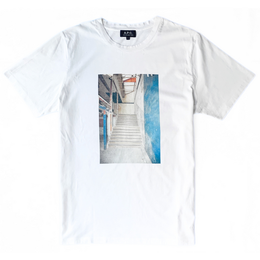 A.P.C. Architecture Picture Print T Shirt 