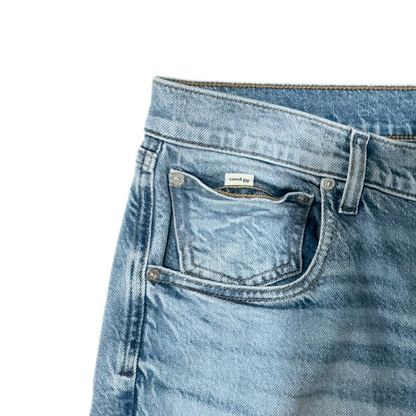 All Year Round the Roadie Denim Jeans in Light Wash Blue