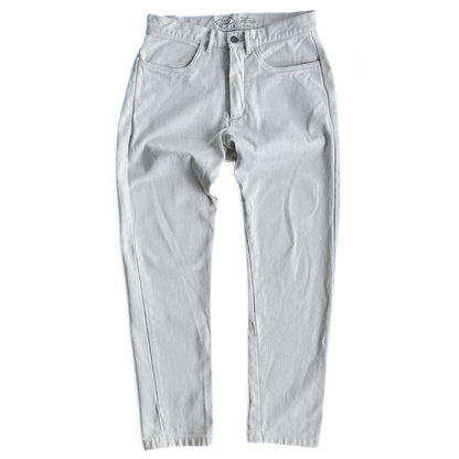 Alex Crane Cham Linen Pants in White / Beige