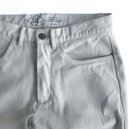 Alex Crane Cham Linen Pants in White / Beige